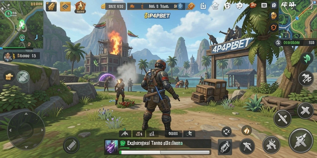 Tampilan permainan Open World yang menakjubkan di 4P4PBET.
