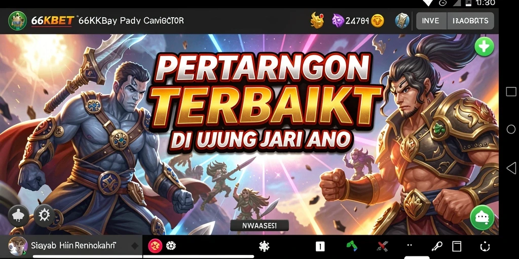 Tampilan seru pertarungan di 66KBET yang mendebarkan.