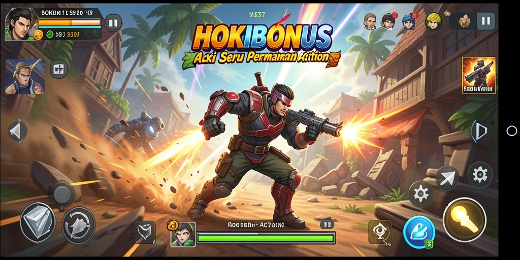 Screenshot HOKIBONUS menunjukkan aksi seru dalam pertarungan yang menegangkan.