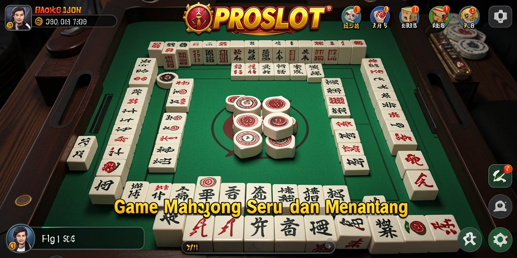 Tampilan screenshot dari gameplay seru PROSLOT Mahjong.