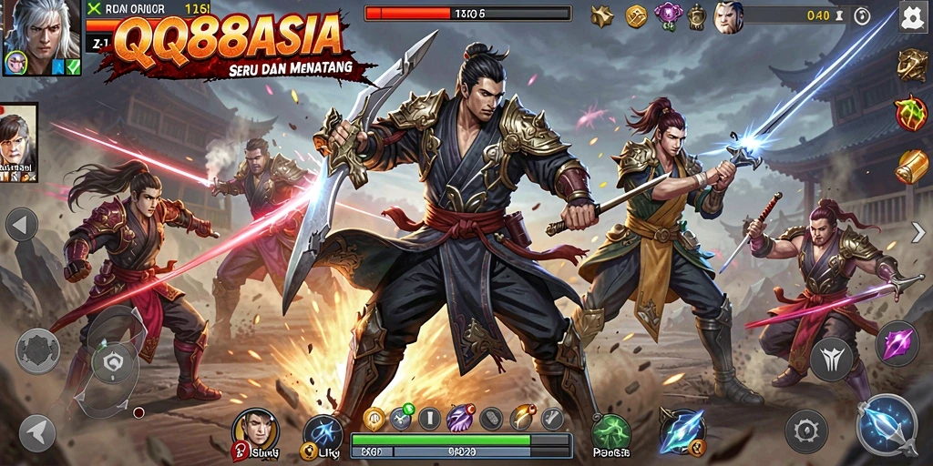 Tampilan seru dari pertarungan di QQ88ASIA dengan aksi yang memukau.