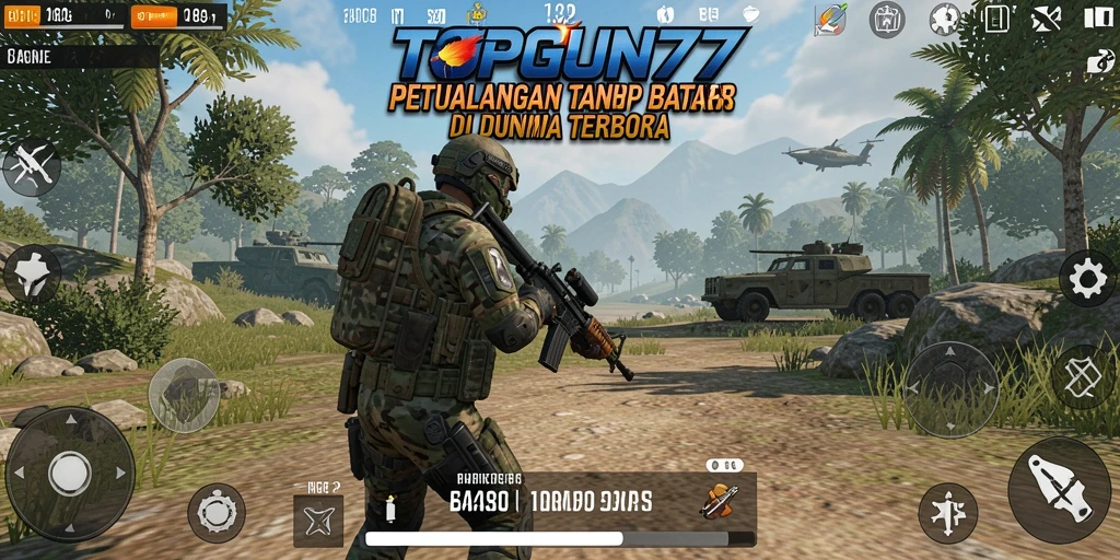 Tampilan gameplay yang menakjubkan di dunia terbuka TOPGUN77.