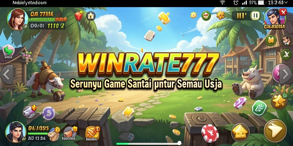 Tangkapan layar menunjukkan momen mendebarkan dari permainan Casual.