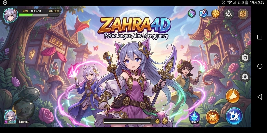 Screenshot menampilkan aksi seru dalam permainan ZAHRA4D.