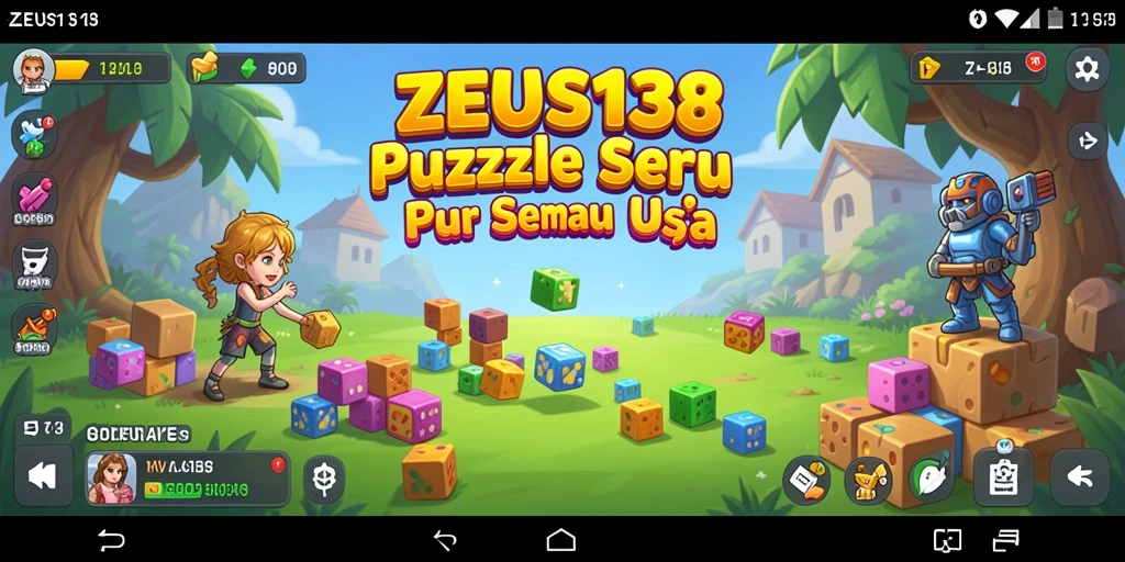 Tampilan menakjubkan dari gameplay Puzzle di ZEUS138.